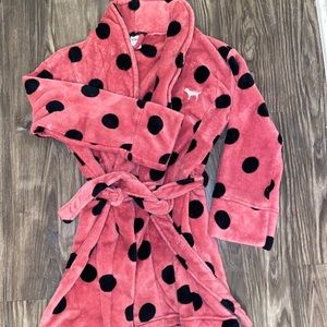 VS PINK POLKA DOT ROBE